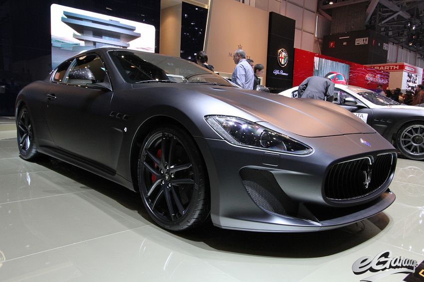 Maserati MC STradale Matte Black Geneva Motor Show