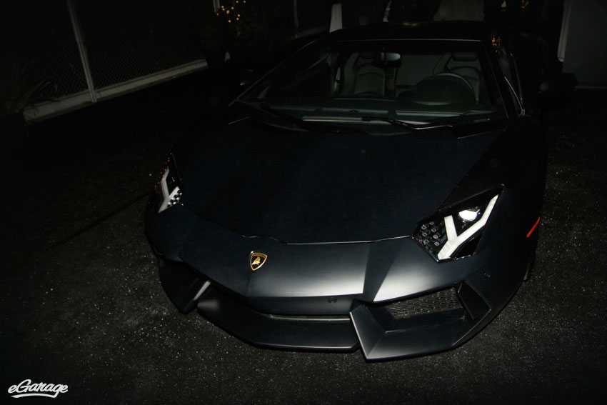 Lamborghini spread its wings with the all new Aventador in a matte paint