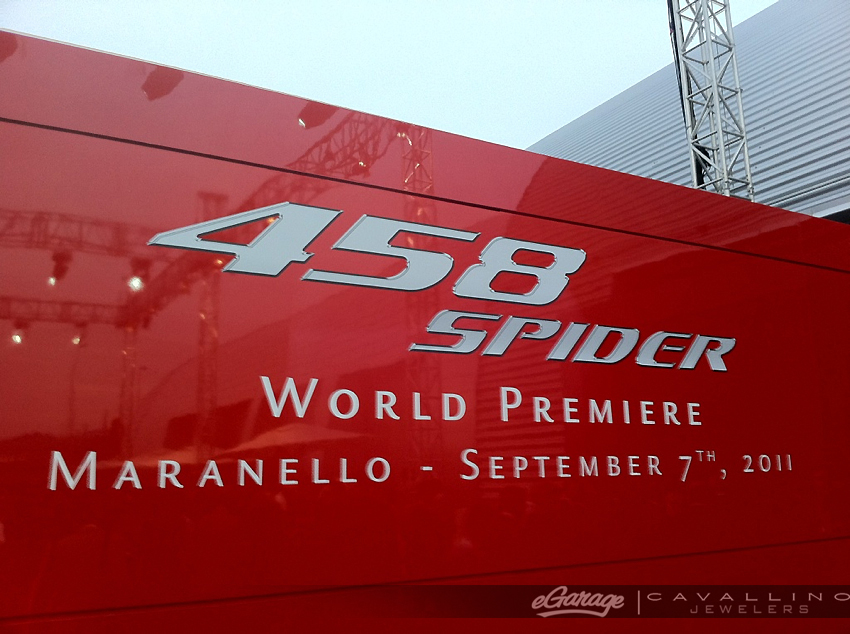 458 Spider WORLD PREMIER