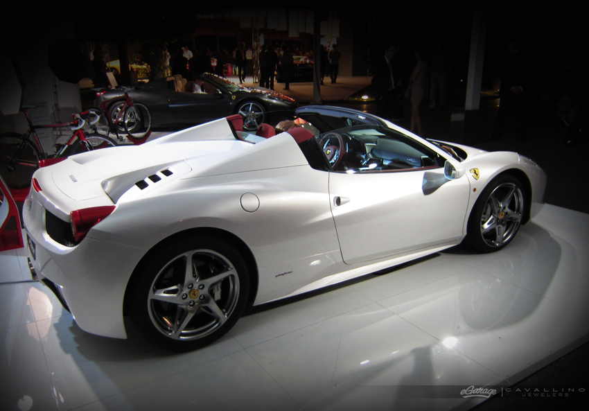 Ferrari 458 spider Bianco Ferrari 458 Spider