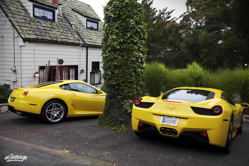  Yellow Ferrari599 Ferrari458 Italia Monterey Automotive Nirvana