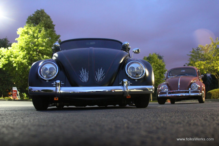 chopped VW beetle