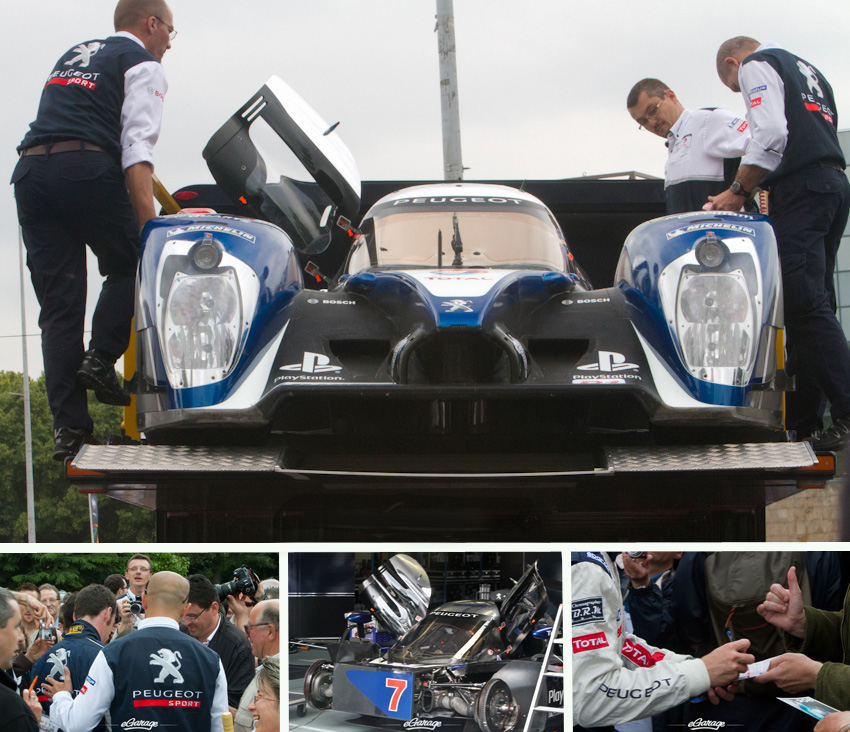 24 Hours Le Mans Peugeot 908 Team