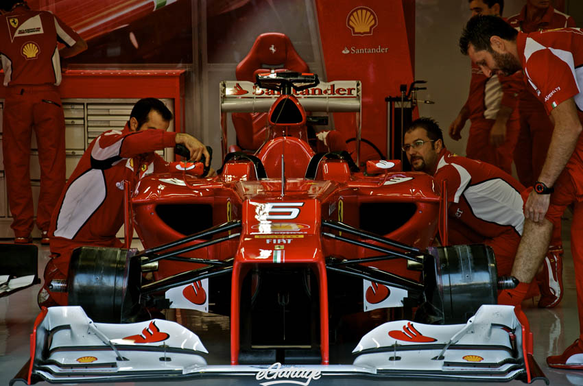 eGarage 2012 Italian Grand Prix Ferrari Pit