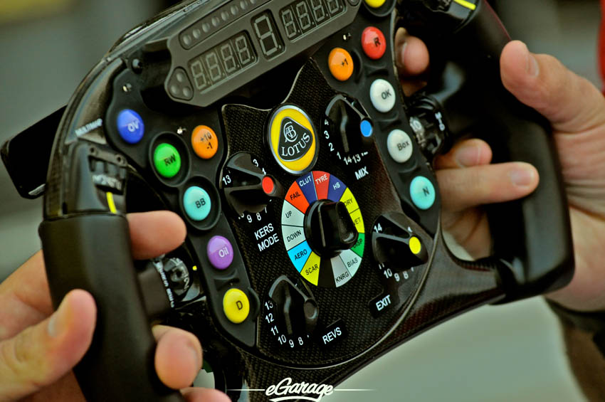 eGarage 2012 Italian Grand Prix Steering Wheel Lotus