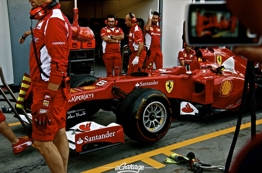 eGarage 2012 Italian Grand Prix Ferrari Pit