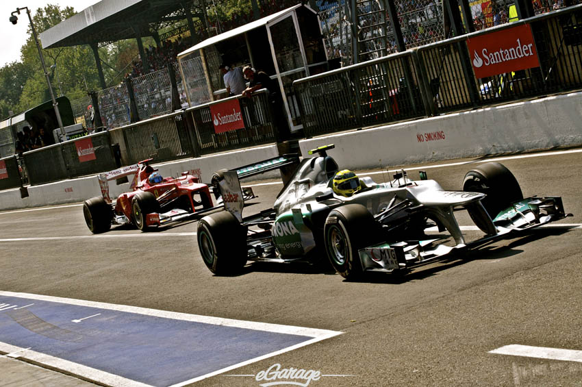 eGarage 2012 Italian Grand Prix Ferrari Mercedes 