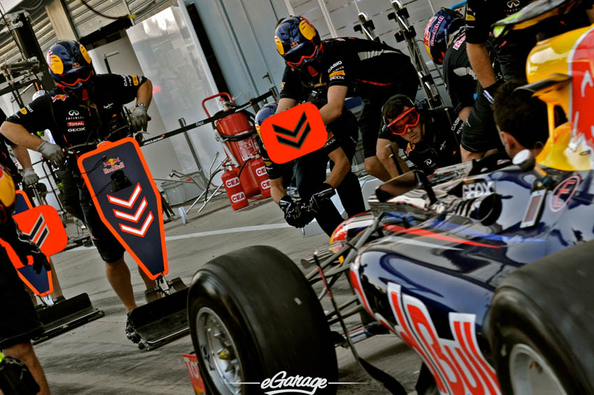 eGarage 2012 Italian Grand Prix Red Bull Pit Stop