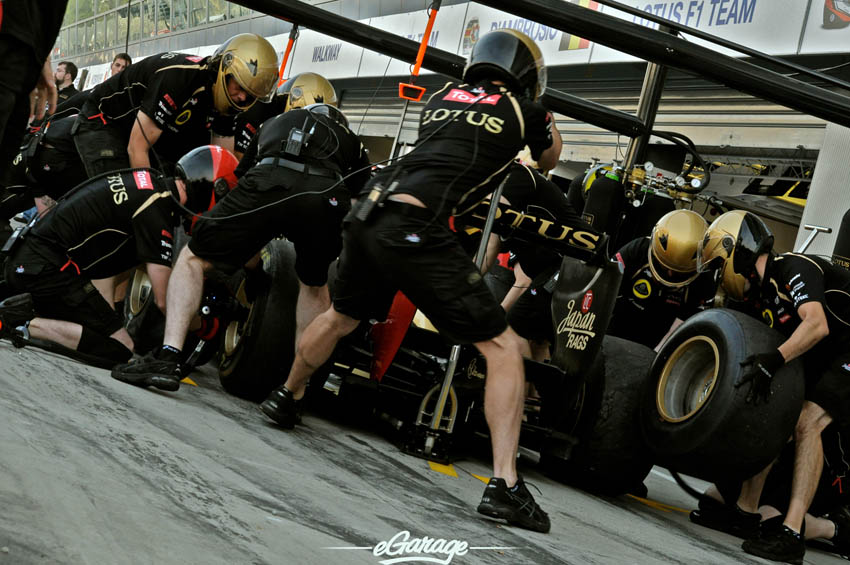 eGarage 2012 Italian Grand Prix Lotus Pit Crew