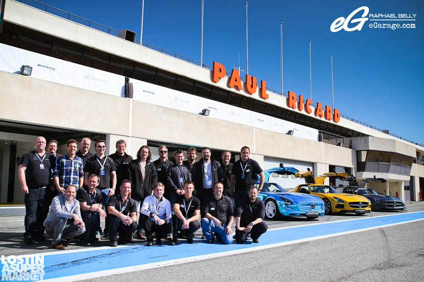 SLS AMG Paul Ricard Crew