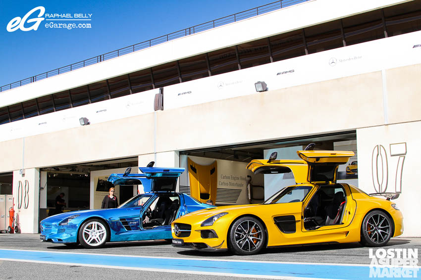 SLS AMG Paul Ricard Black and Blue