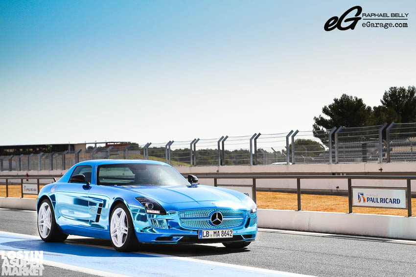 SLS AMG Paul Ricard ECell Blue