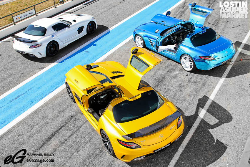 SLS AMG Paul Ricard Trio