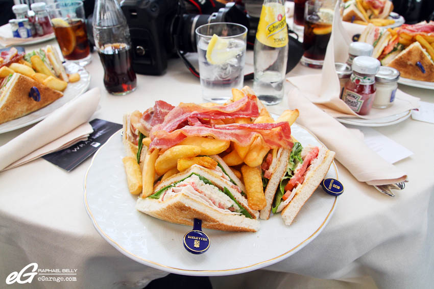 2013 Villa d'Este Restaurant Club Sandwich