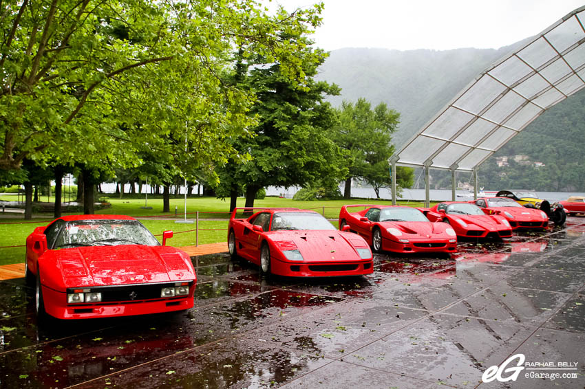 2013 Villa d'Este RM Auctions Ferrari Lineup