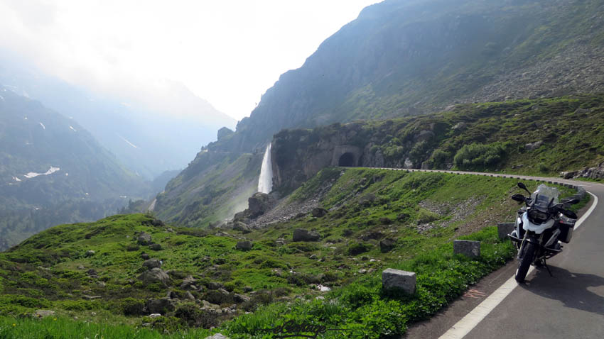 Alpine Adventure waterfall