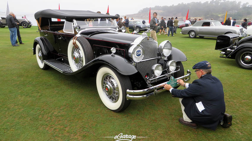 License plate at Pebble Beach Concours 2013