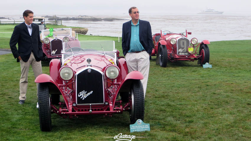 Father Son Alfa Romeo Pebble Beach Concours 2013