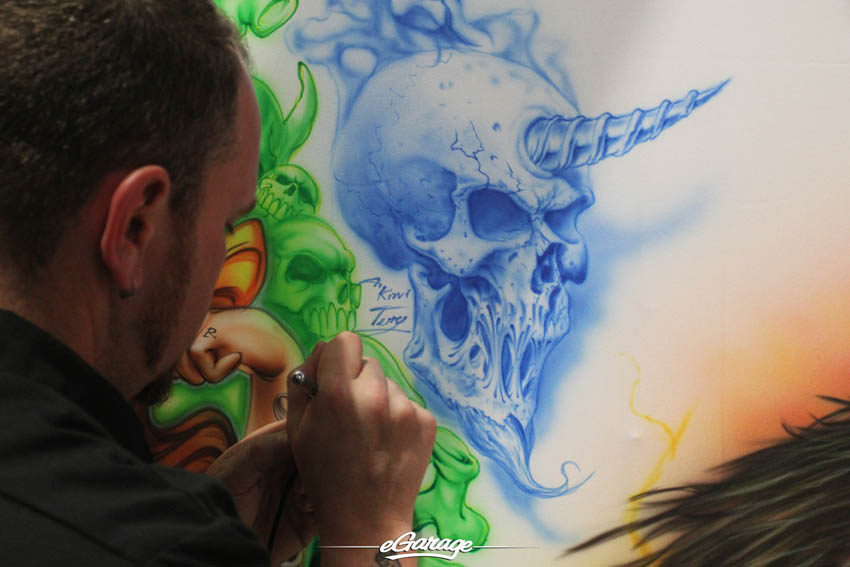 SEMA Show 2013 Airbrush Artist