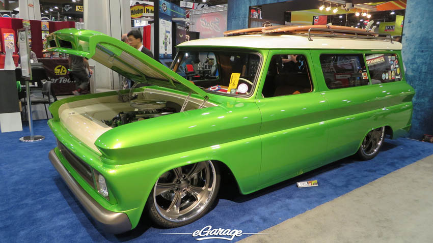 SEMA Show 2013 Roadster Shop Suburban Lime Crush