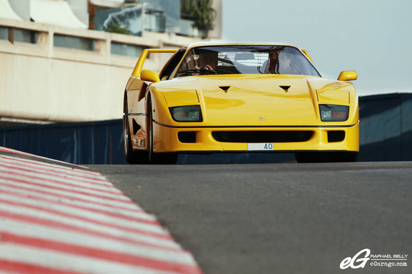 2013 Monaco Telethon Yellow Ferrari F40