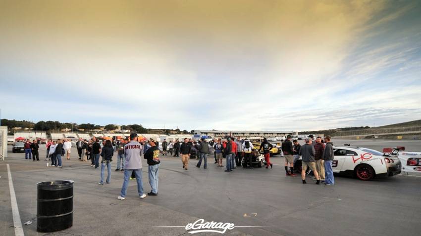 Optima Street Car Laguna Seca Crowd