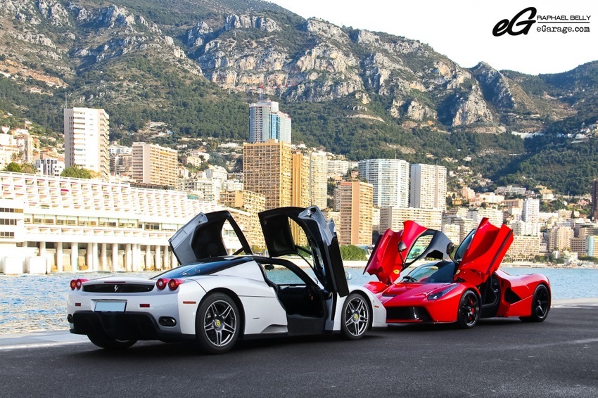 LaFerrari and Ferrari Enzo