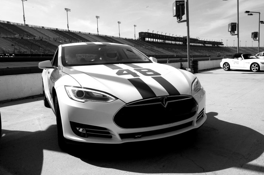 Tesla-48-Race-Car-Front-BW